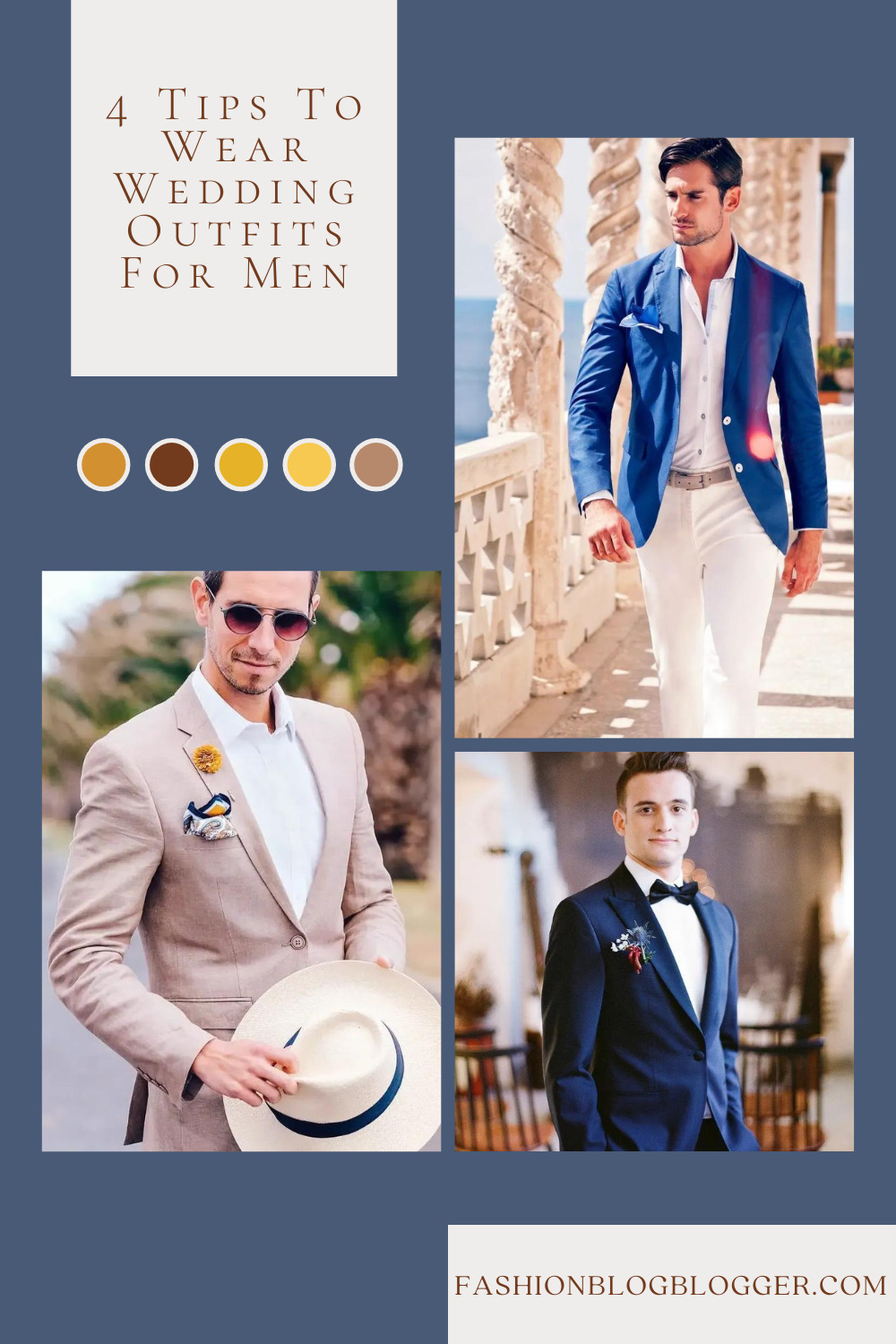 4 Tips To Wear Wedding Outfits For Men